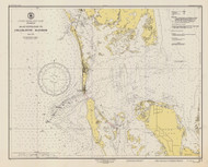 Charlotte Harbor 1947 - Old Map Nautical Chart AC Harbors 474 - Florida (Gulf Coast)