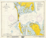 Charlotte Harbor 1961 - Old Map Nautical Chart AC Harbors 474 - Florida (Gulf Coast)