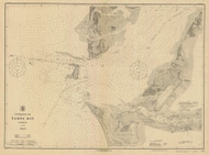 Tampa Bay Entrance 1917 - Old Map Nautical Chart AC Harbors 477 - Florida (Gulf Coast)