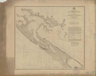 St Andrews Bay 1882 - Old Map Nautical Chart AC Harbors 488 - Florida (Gulf Coast)