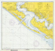 St Andrews Bay 1970 - Old Map Nautical Chart AC Harbors 489 - Florida (Gulf Coast)