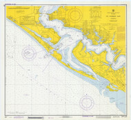 St Andrews Bay 1972 - Old Map Nautical Chart AC Harbors 489 - Florida (Gulf Coast)