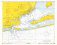 Pensacola Bay 1972 - Old Map Nautical Chart AC Harbors 490 - Florida (Gulf Coast)