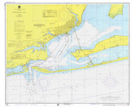 Pensacola Bay 1976 - Old Map Nautical Chart AC Harbors 11383 - Florida (Gulf Coast)