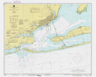 Pensacola Bay 1990 - Old Map Nautical Chart AC Harbors 11383 - Florida (Gulf Coast)