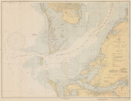 Tampa Bay - Southern Part 1944 - Old Map Nautical Chart AC Harbors 586 - Florida (Gulf Coast)