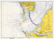 Tampa Bay - Southern Part 1970 - Old Map Nautical Chart AC Harbors 586 - Florida (Gulf Coast)