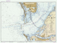 Tampa Bay - Southern Part 1990 - Old Map Nautical Chart AC Harbors 11414 - Florida (Gulf Coast)