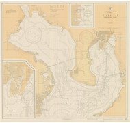Tampa Bay - Northern Part 1930B - Old Map Nautical Chart AC Harbors 587 - Florida (Gulf Coast)