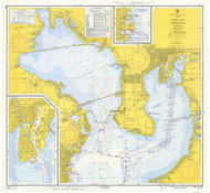 Tampa Bay - Northern Part 1959 - Old Map Nautical Chart AC Harbors 587 - Florida (Gulf Coast)