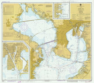 Tampa Bay - Northern Part 1977 - Old Map Nautical Chart AC Harbors 11413 - Florida (Gulf Coast)