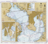 Tampa Bay - Northern Part 1992 - Old Map Nautical Chart AC Harbors 11413 - Florida (Gulf Coast)