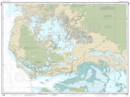 Everglades National Park - Whitewater Bay 2014 - Old Map Nautical Chart AC Harbors 11433 - Florida (Gulf Coast)