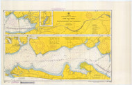 West Bay to Santa Rosa Sound 1967 - Old Map Nautical Chart AC Harbors 870 - Florida (Gulf Coast)