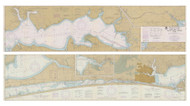 West Bay to Santa Rosa Sound 1980 - Old Map Nautical Chart AC Harbors 11385 - Florida (Gulf Coast)
