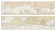 West Bay to Santa Rosa Sound 1990 - Old Map Nautical Chart AC Harbors 11385 - Florida (Gulf Coast)