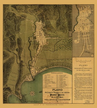 Mayaguez 1888  - Old Map Reprint - Puerto Rico Cities