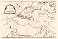 San Juan 1764  - Old Map Reprint - Puerto Rico Cities