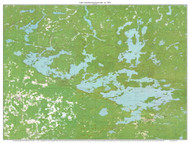 Lake Vermilion and Trout Lake 1956 - Custom USGS Old Topo Map - Minnesota - Lake Vermilion Area