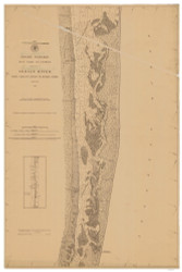 Indian River - 15 J. Kelleys House to Bethel Creek 1883A - Old Map Nautical Chart AC Harbors 464 - Florida (East Coast)