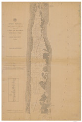 Indian River - 16 Bethel Creek to Indian River Inlet 1884A - Old Map Nautical Chart AC Harbors 464 - Florida (East Coast)