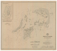 Tortugas Harbor 1887 - Old Map Nautical Chart AC Harbors 471 - Florida (East Coast)