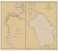 St Johns River - Palatka to Lake George 1920 - Old Map Nautical Chart AC Harbors 508 - Florida (East Coast)