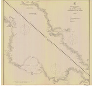 St Johns River - Lake George to Lake Harney 1921 - Old Map Nautical Chart AC Harbors 509 - Florida (East Coast)