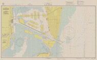Miami Harbor 1942 - Old Map Nautical Chart AC Harbors 547-11468 - Florida (East Coast)