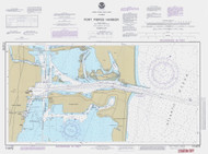 Fort Pierce Harbor 1986 - Old Map Nautical Chart AC Harbors 582-11475 - Florida (East Coast)