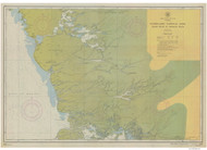 Everglades National Park - Shark River to Lostmans River 1953 - Old Map Nautical Chart AC Harbors 599-11432 - Florida (East Coast)
