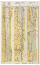 Palm Shores to West Palm Beach 1938 - Old Map Nautical Chart AC Harbors 845 - Florida (East Coast)