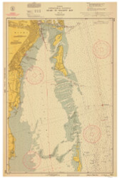 Miami to Elliott Key 1940 - Old Map Nautical Chart AC Harbors 848-11465 - Florida (East Coast)
