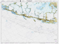 Blackwater Sound to Matecumbe Key 1994 - Old Map Nautical Chart AC Harbors 850-11464 - Florida (East Coast)