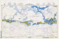 Matecumbe Key to Grassy Key 1971 - Old Map Nautical Chart AC Harbors 851-11449 - Florida (East Coast)