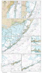 Miami to Marathon and Florida Bay 2014 - Old Map Nautical Chart AC Harbors 11451 - Florida (East Coast)