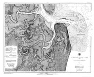St Marys Entrance and Fernandina Harbor B - Old Map Nautical Chart AC Harbors 453-11503 - Florida (East Coast)