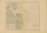 St Marys Entrance and Fernandina Harbor 1986 - Old Map Nautical Chart AC Harbors 453-11503 - Florida (East Coast)