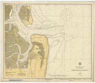 St Marys Entrance and Fernandina Harbor 1926 - Old Map Nautical Chart AC Harbors 453-11503 - Florida (East Coast)