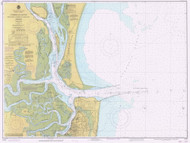 St Marys Entrance and Fernandina Harbor 1983 - Old Map Nautical Chart AC Harbors 453-11503 - Florida (East Coast)