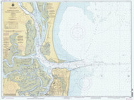 St Marys Entrance and Fernandina Harbor 1992 - Old Map Nautical Chart AC Harbors 453-11503 - Florida (East Coast)