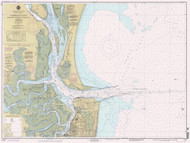 St Marys Entrance and Fernandina Harbor 1995 - Old Map Nautical Chart AC Harbors 453-11503 - Florida (East Coast)