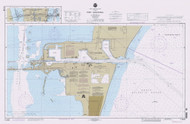 Port Canaveral 1995 - Old Map Nautical Chart AC Harbors 456-11478 - Florida (East Coast)