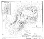 Tortugas Harbor 1904B - Old Map Nautical Chart AC Harbors 471 - Florida (East Coast)