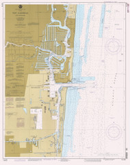 Fort Lauderdale and Port Everglades 1994 - Old Map Nautical Chart AC Harbors 546-11470 - Florida (East Coast)