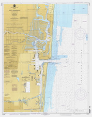 Fort Lauderdale and Port Everglades 1997 - Old Map Nautical Chart AC Harbors 546-11470 - Florida (East Coast)