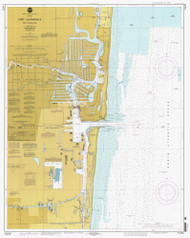 Fort Lauderdale and Port Everglades 1999 - Old Map Nautical Chart AC Harbors 546-11470 - Florida (East Coast)
