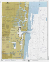 Fort Lauderdale and Port Everglades 2000 - Old Map Nautical Chart AC Harbors 546-11470 - Florida (East Coast)