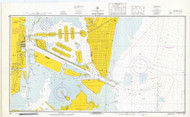 Miami Harbor 1968A - Old Map Nautical Chart AC Harbors 547-11468 - Florida (East Coast)