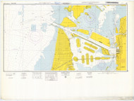 Miami Harbor 1968B - Old Map Nautical Chart AC Harbors 547-11468 - Florida (East Coast)